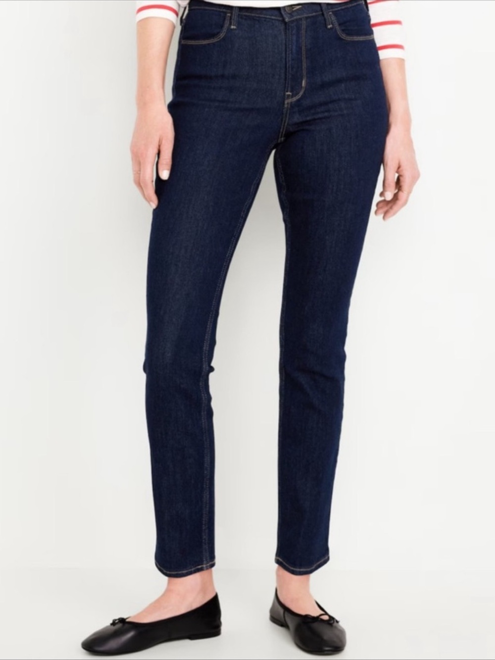 NWT Old Navy High Waisted Straight Ankle Jeans